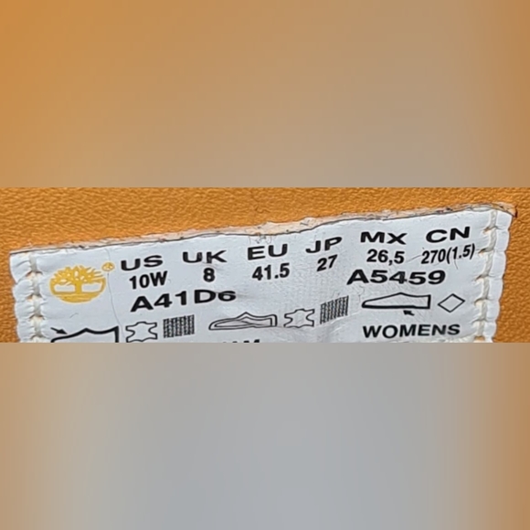 Timberland Ladies 6 Inch Grey And Purple Waterproof Boots Size UK 8 - Picture 10 of 11